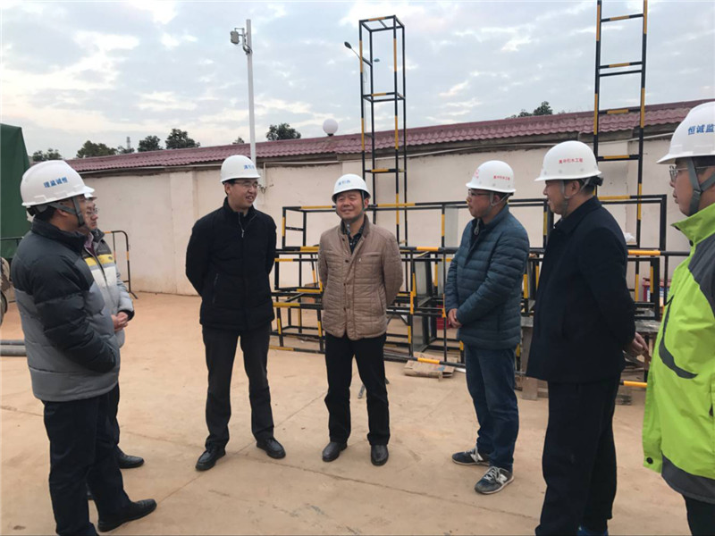 省滇中引水办建管局常务副主任常务副局长刘加喜到昆明段施工工地进行